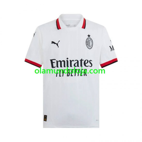 Camisola AC Milan Homem Equipamento Segundo 2024-2025 Manga Curta